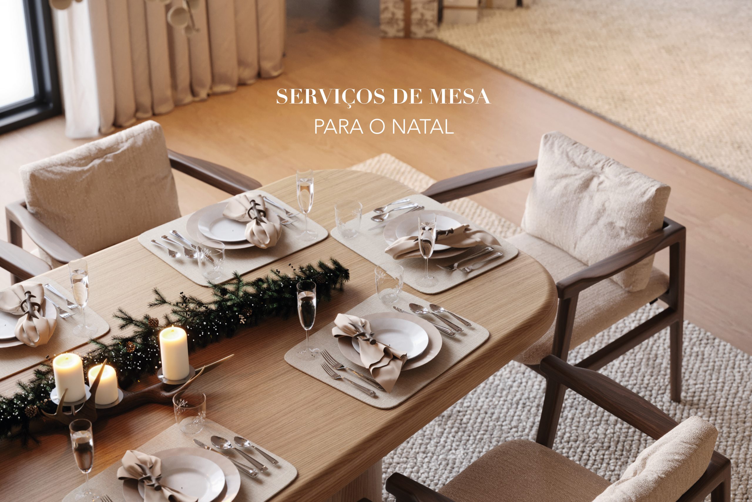 Serviços de Mesa para o Natal | Jota Barbosa Interiores