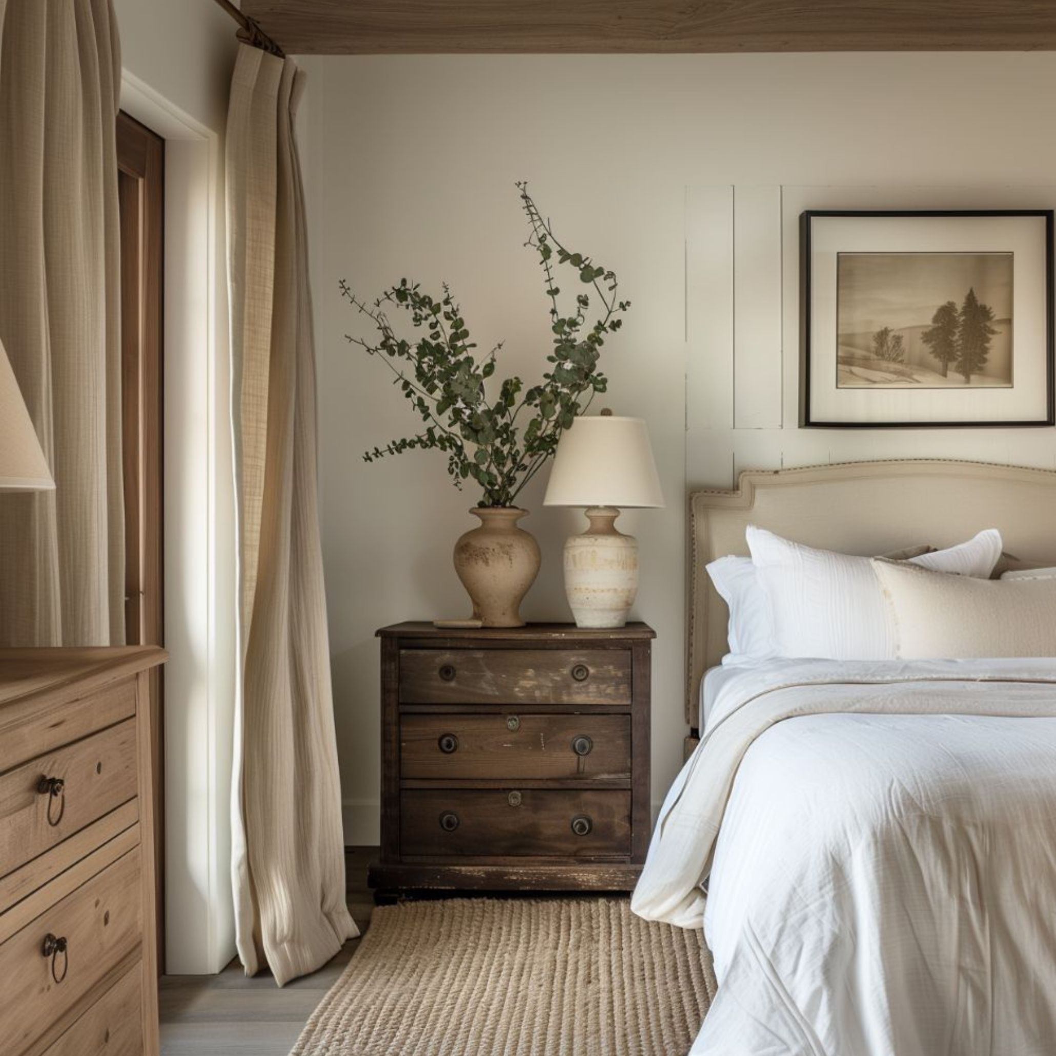 Decoração vintage composta por mobiliário com alma.