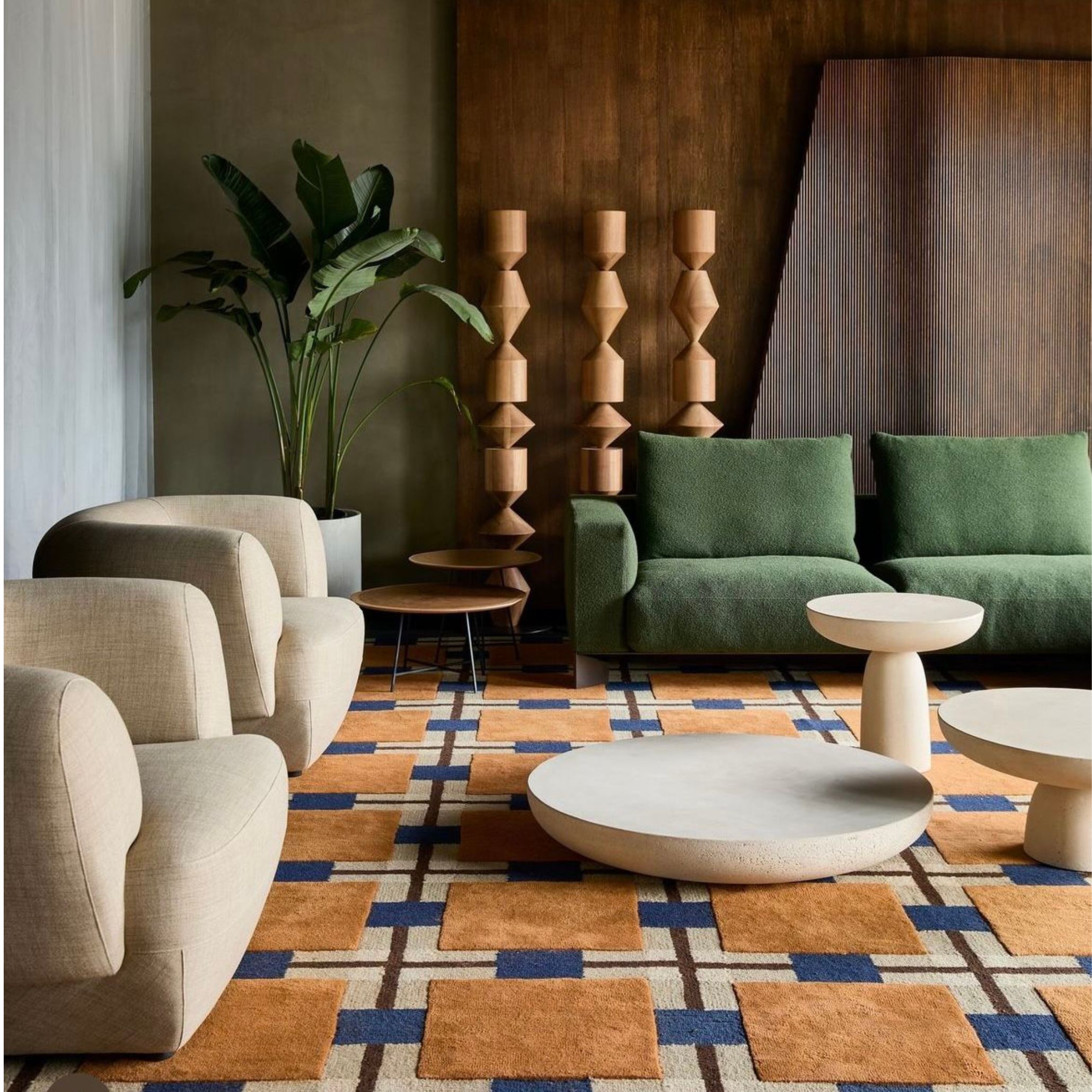 Formas e padrões inspirados em diferentes culturas.