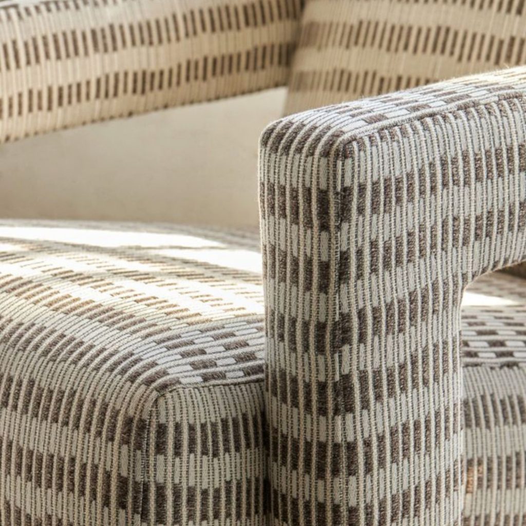 Tecidos que reforçam a dimenção sensorial.