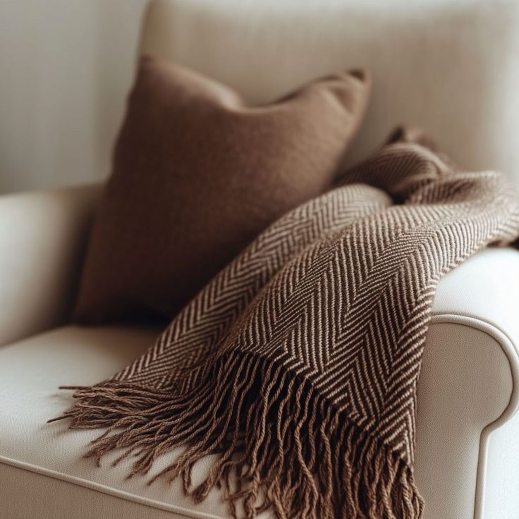 Decoração de outono para a sala de estar.