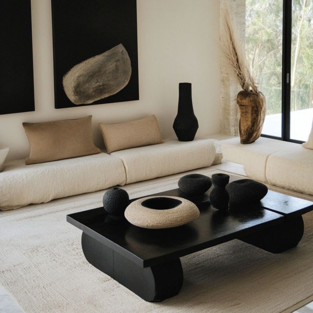 Elegância discreta na decoração de espaços inspirados no quiet luxury.