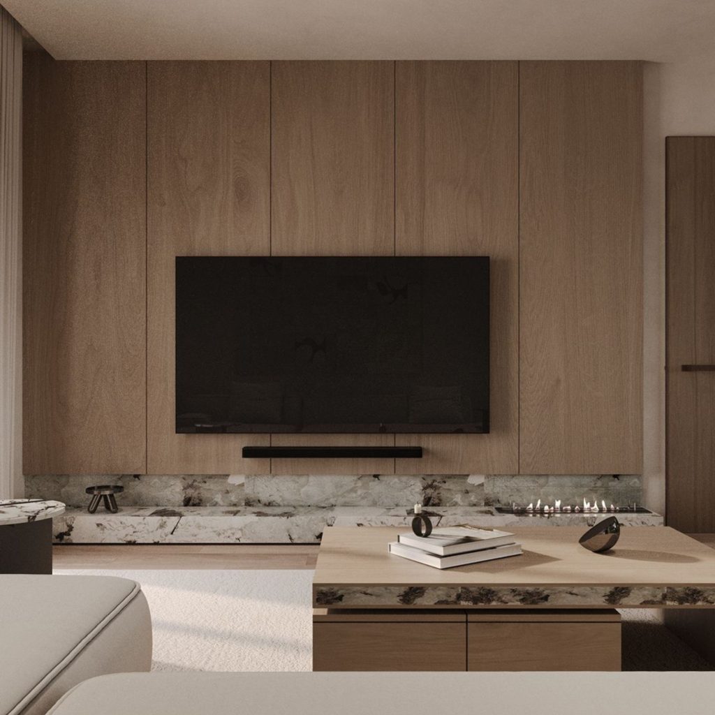 Decoração no estilo quiet luxury.