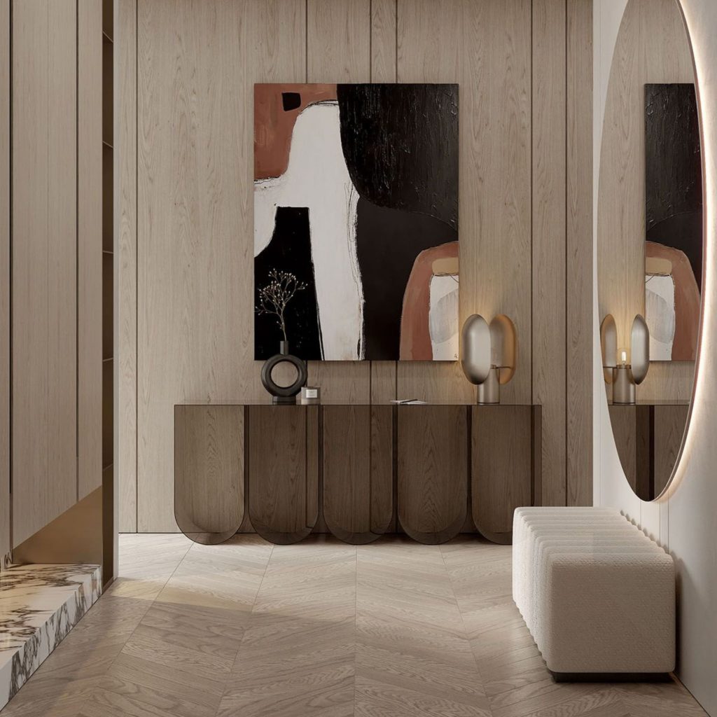 Tons neutros no design de interiores.