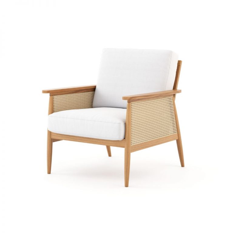 O cadeirão com palhinha e madeira natural surge como a peça ideal para uma decoração sala, onde o cadeirão de linhas limpas dialoga com a luminosidade da sala de estar. Esta peça ajuda na composição de uma decoração sala equilibrada, reforçando a identidade da sala de estar.