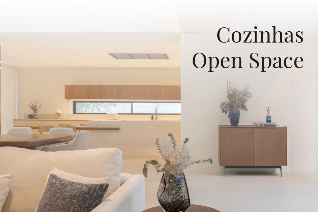 Cozinhas open space desenhadas para encorajar a convivência dentro do lar.