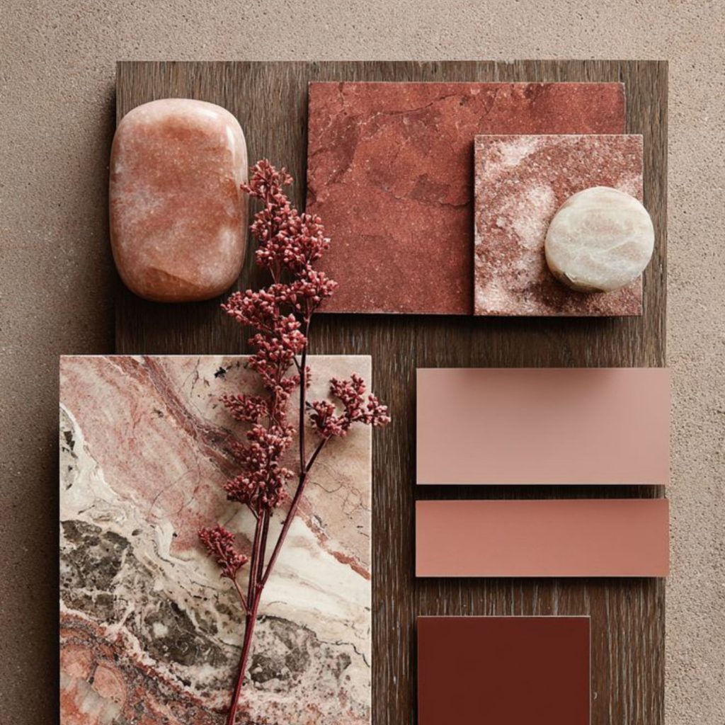 Moodboard romântico como a base ideal para a decoração do lar em datas como o dia dos namorados.