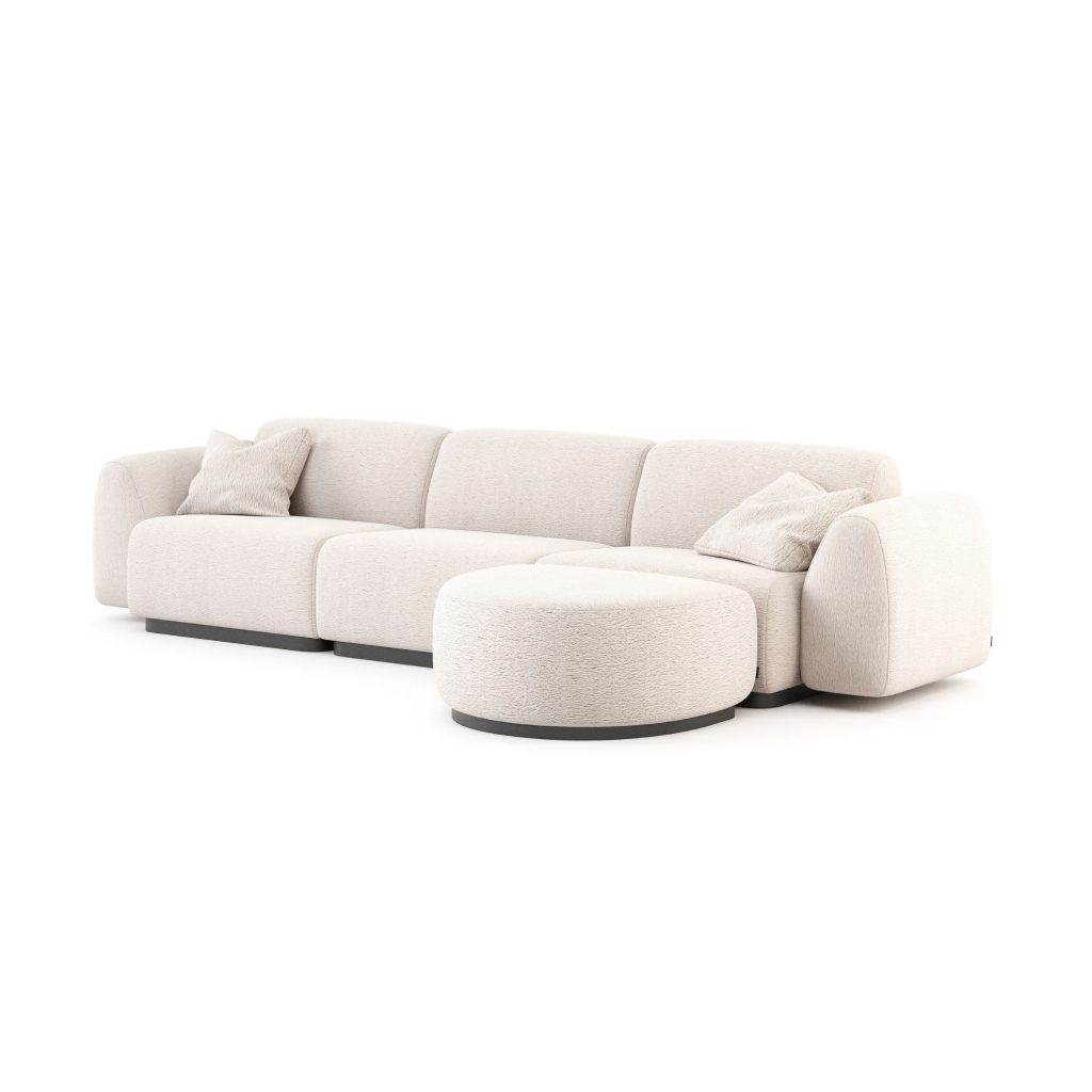 Sofá modular onde a Natureza inspira a fluidez das curvas, revelando a força da natureza nos materiais naturais que definem uma presença profundamente orgânica, alinhada com princípios de design biofílico dedicados ao bem‑estar. A silhueta contínua reforça a Natureza, mostrando a força da natureza através de materiais naturais que intensificam o gesto orgânico, sempre pensado para traduzir o espírito do design biofílico e amplificar o bem‑estar. O volume generoso celebra a Natureza, evocando a força da natureza nos materiais naturais que sustentam uma estética orgânica, profundamente conectada ao design biofílico e orientada para o bem‑estar. A textura suave reafirma a Natureza, trazendo a força da natureza para dentro através de materiais naturais que consolidam uma atmosfera orgânica, enraizada no design biofílico e dedicada ao bem‑estar. A base escura intensifica a Natureza, revelando a força da natureza nos materiais naturais e na composição orgânica, sempre guiada pelo design biofílico e pela procura de bem‑estar. Cada detalhe celebra a Natureza, reafirmando a força da natureza através de materiais naturais que sustentam uma estética orgânica, profundamente alinhada com o design biofílico e dedicada ao bem‑estar.