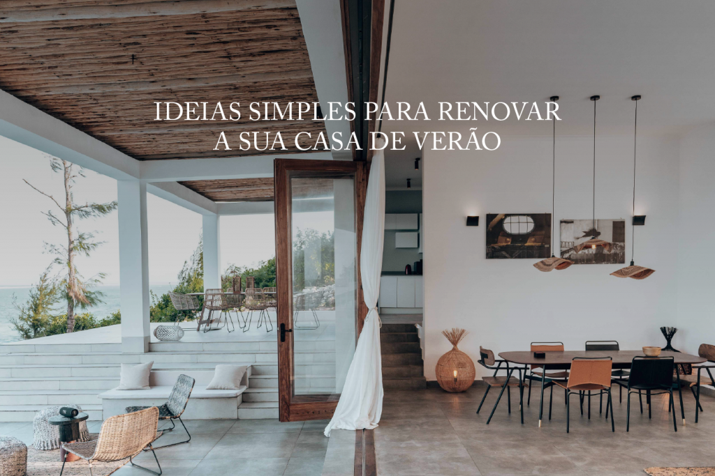 Ambiente arejado que evoca a serenidade de uma casa de verão, integrado na vibração da decoração de verão e na suavidade das cores de verão, refletindo a estética das casas modernas e sugerindo atmosferas de decoração de interiores que dialogam com princípios de design de interiores; Os candeeiros em fibras naturais reforçam a presença de uma casa de verão, articulando elementos de decoração de verão com nuances das cores de verão, criando continuidade com o estilo das casas modernas e com a linguagem da decoração de interiores aplicada ao design de interiores; A mesa de jantar minimalista intensifica a atmosfera de uma casa de verão, evocando o espírito da decoração de verão e a leveza das cores de verão, alinhando-se com o conforto das casas modernas e com a estética descontraída da decoração de interiores que inspira o design de interiores; A ligação fluida entre interior e exterior reforça novamente a imagem de uma casa de verão, remetendo para o ambiente da decoração de verão e para a naturalidade das cores de verão, criando paralelos com o carácter das casas modernas e com os detalhes da decoração de interiores que moldam o design de interiores; O enquadramento final celebra a autenticidade de uma casa de verão, a vibração da decoração de verão, a harmonia das cores de verão, a intenção das casas modernas, a sensibilidade da decoração de interiores e a inspiração contínua do design de interiores.
